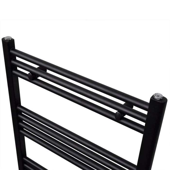 Radiator port-prosop încălzire centrală baie drept negru 600 x 764 mm - WALTI WALTI