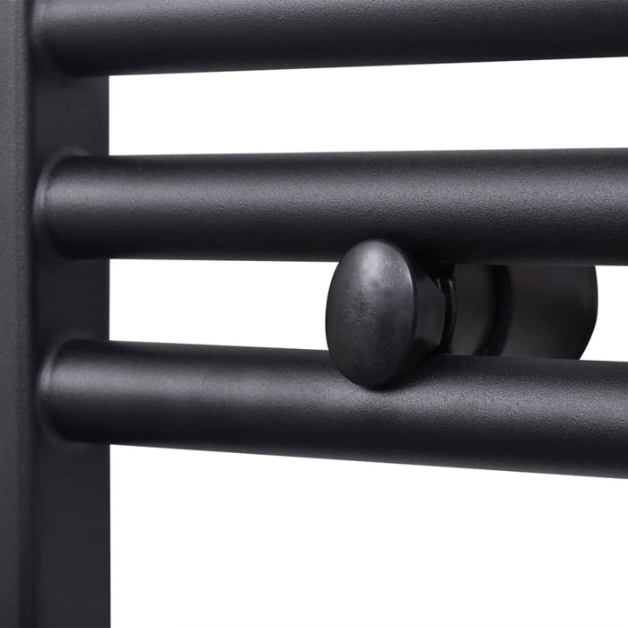 Radiator port-prosop încălzire centrală baie drept negru 500 x 1160 mm - WALTI WALTI