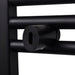 Radiator port-prosop încălzire centrală baie, curbat, negru 480x480 mm - WALTI WALTI