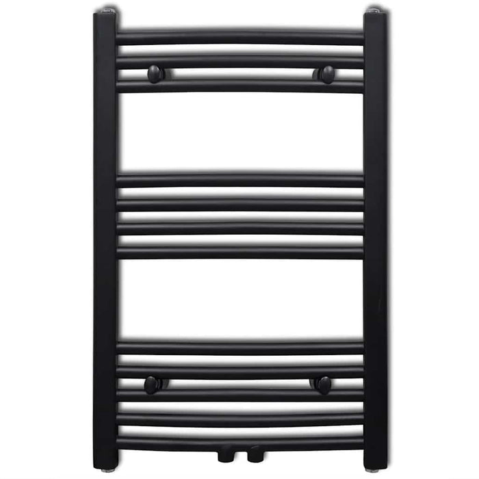 Radiator port-prosop încălzire baie, curbat, negru, 500 x 764 mm WALTI