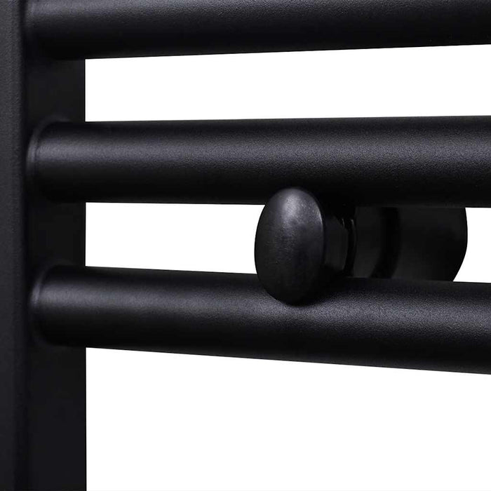 Radiator port-prosop încălzire baie, curbat, negru, 500 x 764 mm WALTI