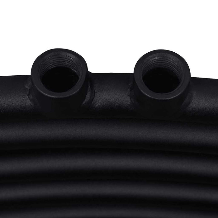 Radiator port-prosop încălzire baie, curbat, negru, 500 x 764 mm WALTI