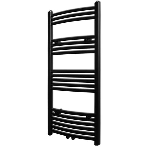 Radiator port-prosop încălzire centrală, curbat, negru, 500 x 1160 mm - WALTI WALTI