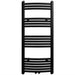 Radiator port-prosop încălzire centrală, curbat, negru, 500 x 1160 mm - WALTI WALTI