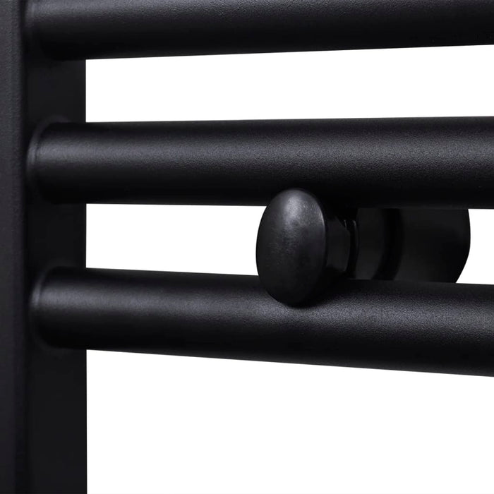 Radiator port-prosop încălzire centrală, curbat, negru, 500 x 1160 mm - WALTI WALTI