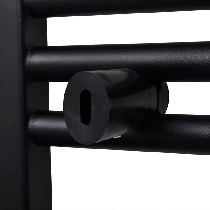 Radiator port-prosop încălzire centrală, curbat, negru, 500 x 1160 mm - WALTI WALTI