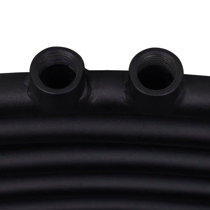 Radiator port-prosop încălzire centrală, curbat, negru, 500 x 1160 mm - WALTI WALTI