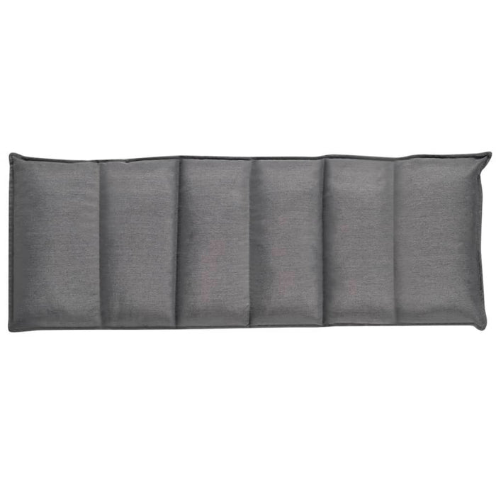Șezlong de podea pliabil, gri, material textil - WALTI WALTI
