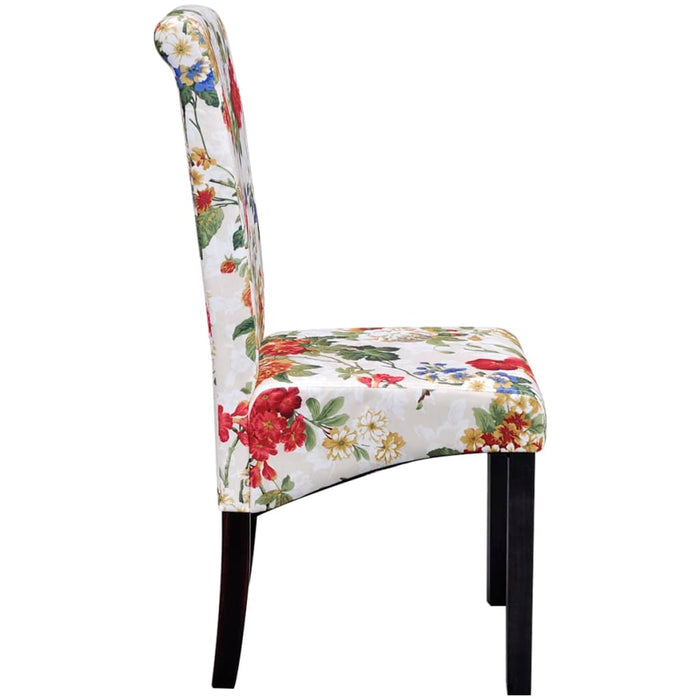 Scaune de bucătărie, 2 buc., multicolor, material textil - WALTI WALTI