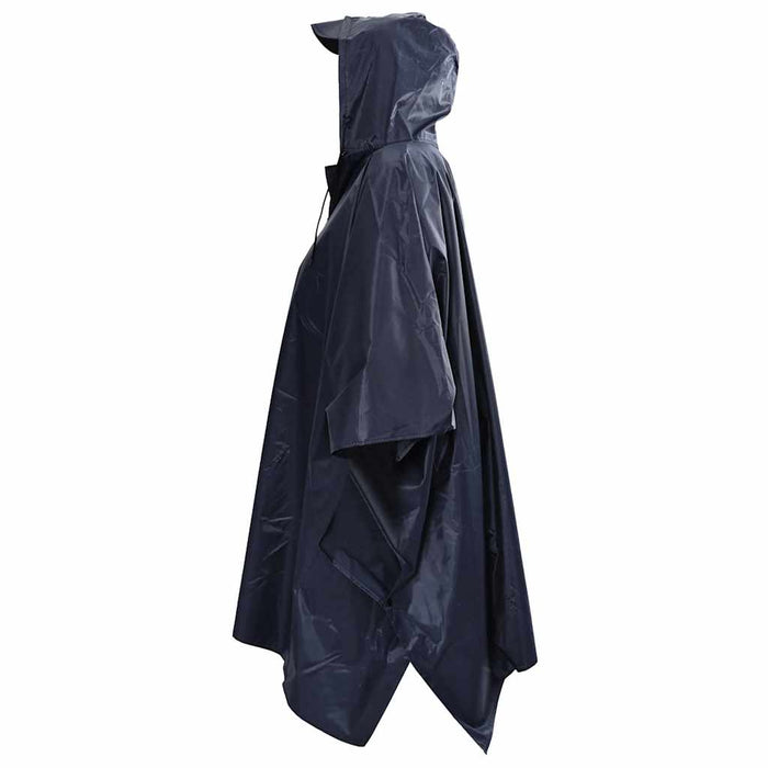 Pelerină de ploaie Army pentru camping/drumeții, bleumarin WALTI
