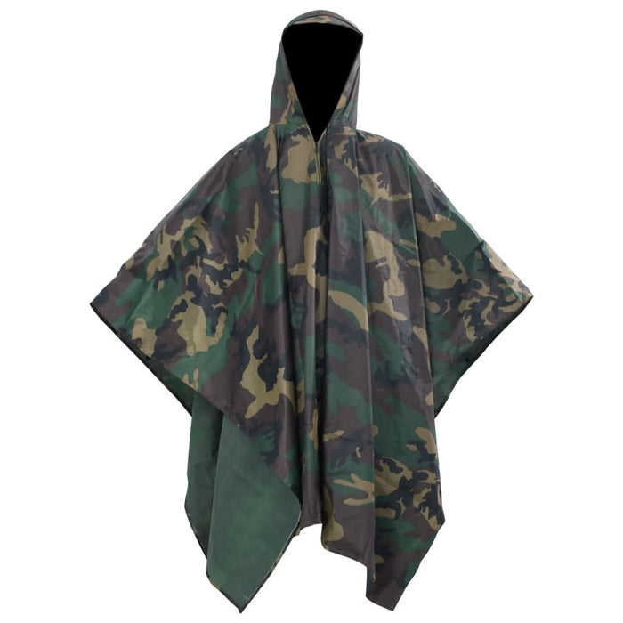 Pelerină de ploaie Army pentru camping/drumeție/camuflaj - WALTI WALTI