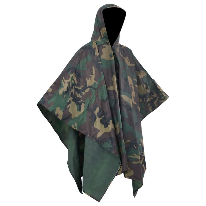 Pelerină de ploaie Army pentru camping/drumeție/camuflaj - WALTI WALTI