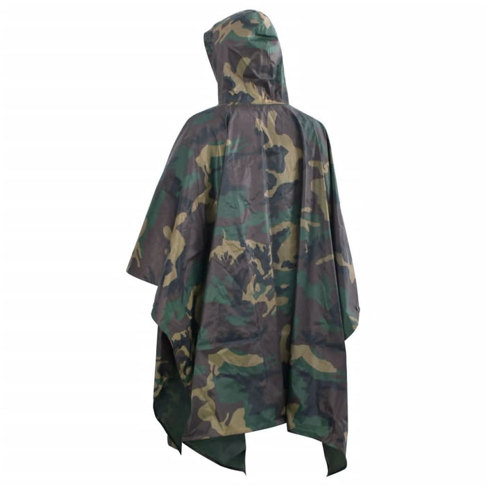 Pelerină de ploaie Army pentru camping/drumeție/camuflaj - WALTI WALTI