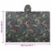Pelerină de ploaie Army pentru camping/drumeție/camuflaj - WALTI WALTI