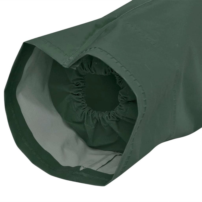 Pelerină de ploaie impermeabilă lungă cu glugă, XL, verde - WALTI WALTI