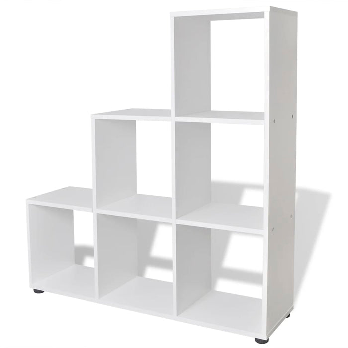 Bibliotecă în trepte / Raft de expunere 107 cm Alb - WALTI WALTI