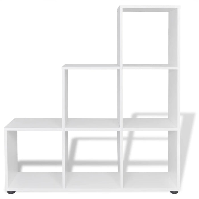 Bibliotecă în trepte / Raft de expunere 107 cm Alb - WALTI WALTI