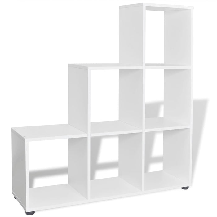 Bibliotecă în trepte / Raft de expunere 107 cm Alb - WALTI WALTI