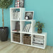 Bibliotecă în trepte / Raft de expunere 107 cm Alb - WALTI WALTI