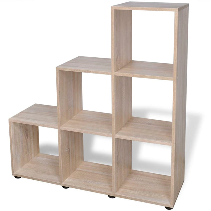 Bibliotecă în trepte / Raft de expunere 107 cm Stejar - WALTI WALTI