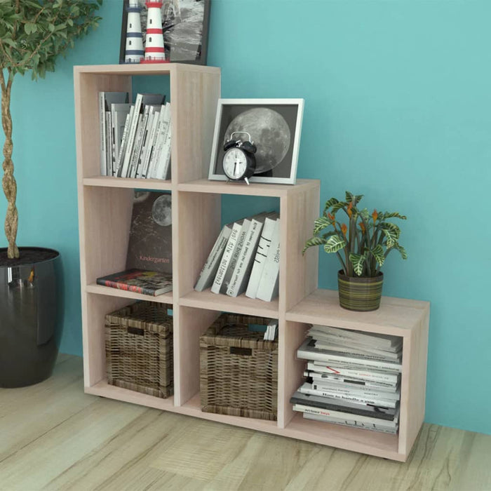 Bibliotecă în trepte / Raft de expunere 107 cm Stejar - WALTI WALTI