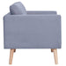 Set canapele cu 2 locuri și 3 locuri, textil, gri deschis - WALTI WALTI