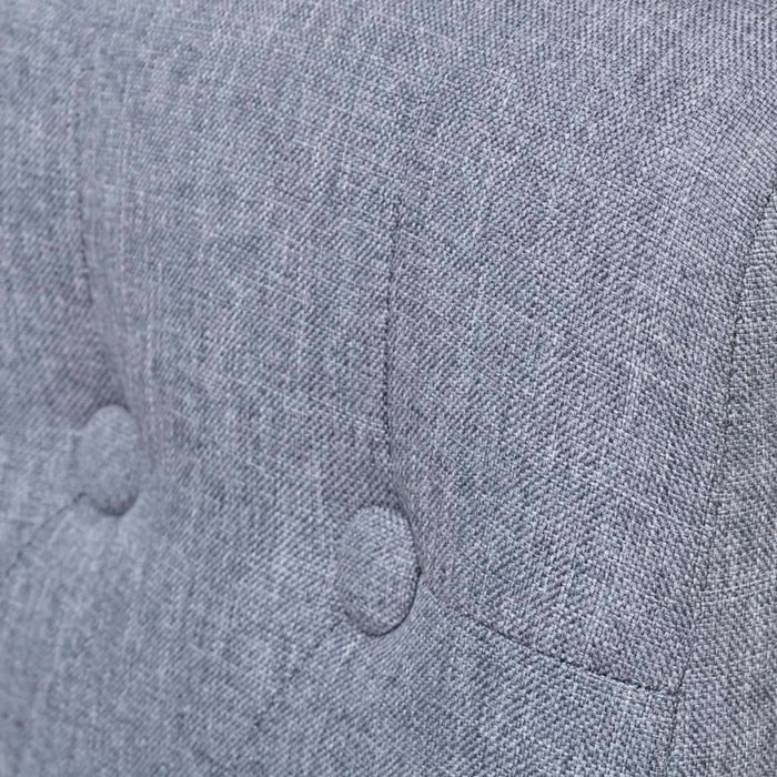 Scaune de bucătărie pivotante, 4 buc., gri deschis, textil - WALTI WALTI