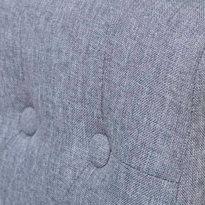 Scaune de sufragerie, 6 buc., gri deschis, material textil - WALTI WALTI