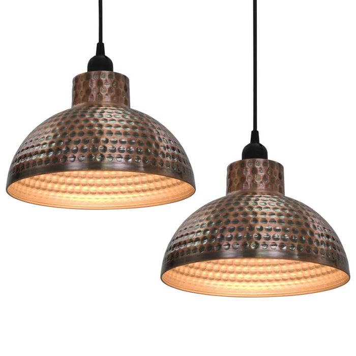 Lustre semisferice de culoare arămie, 2 buc. - WALTI WALTI