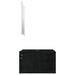 Set de mobilier de baie cu 2 piese, lemn prelucrat negru - WALTI WALTI