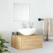 Set mobilier de baie 2 piese, lemn prelucrat stejar - WALTI WALTI
