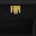 Set de mobilier de baie cu 2 piese, lemn prelucrat negru - WALTI WALTI