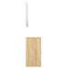 Set mobilier de baie 2 piese, lemn prelucrat stejar - WALTI WALTI