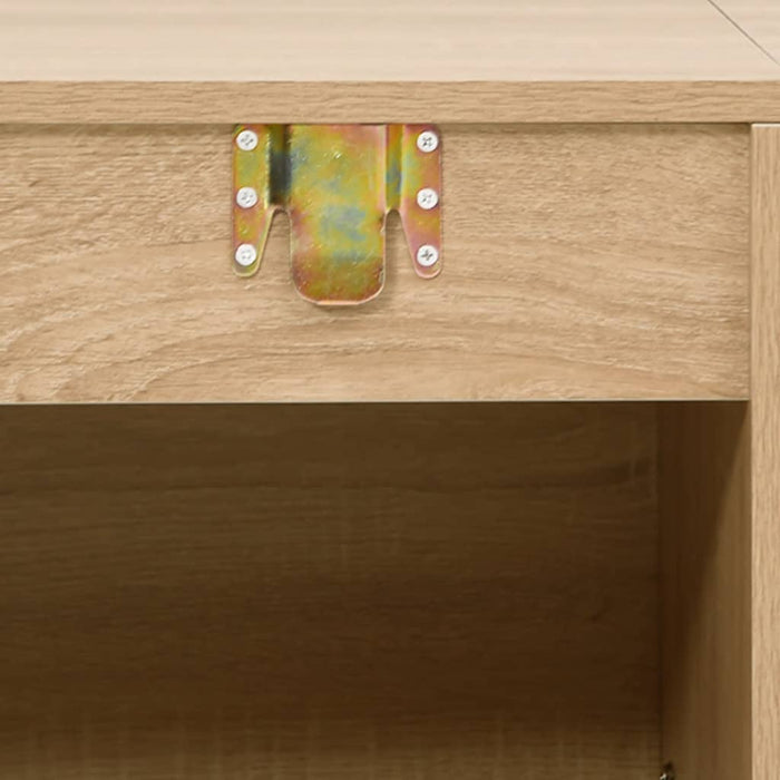 Set mobilier de baie 2 piese, lemn prelucrat stejar - WALTI WALTI