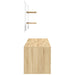 Set de mobilier de baie cu 5 piese, lemn prelucrat din stejar - WALTI WALTI