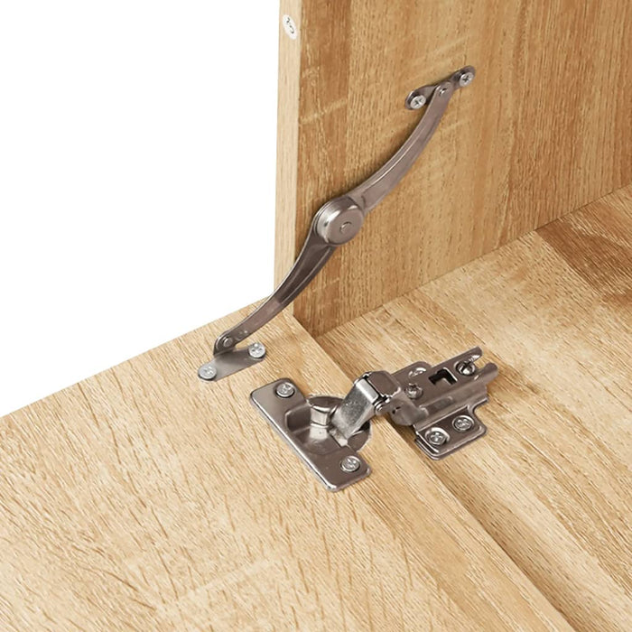 Set mobilier de baie cu 6 piese, lemn prelucrat din stejar - WALTI WALTI