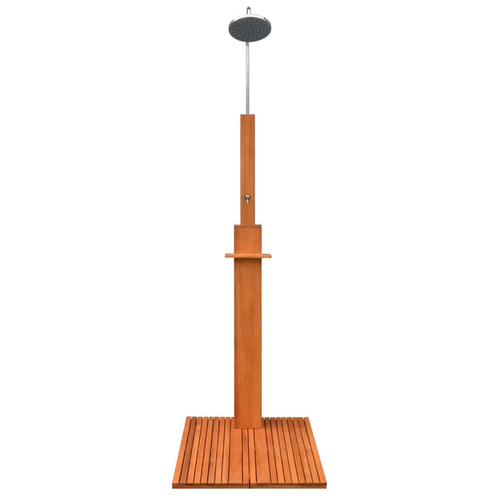 Duș pentru exterior din lemn de eucalipt și oțel - WALTI WALTI