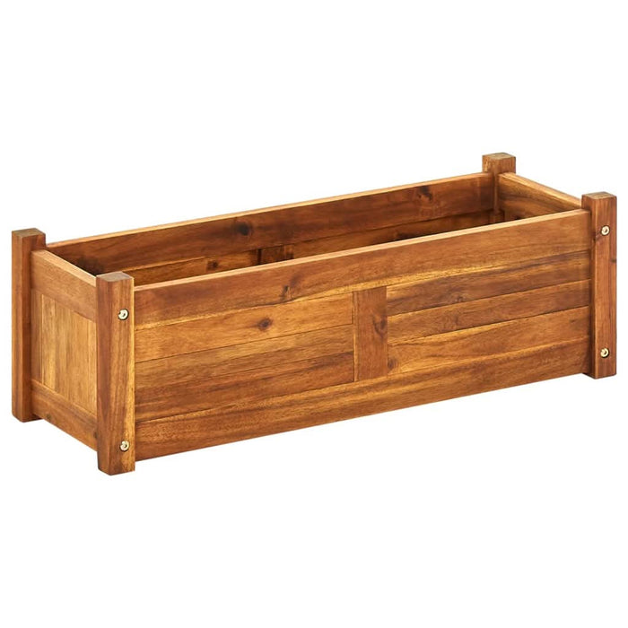 Strat înălțat de grădină, 76 x 27,6 x 25 cm, lemn de acacia - WALTI WALTI