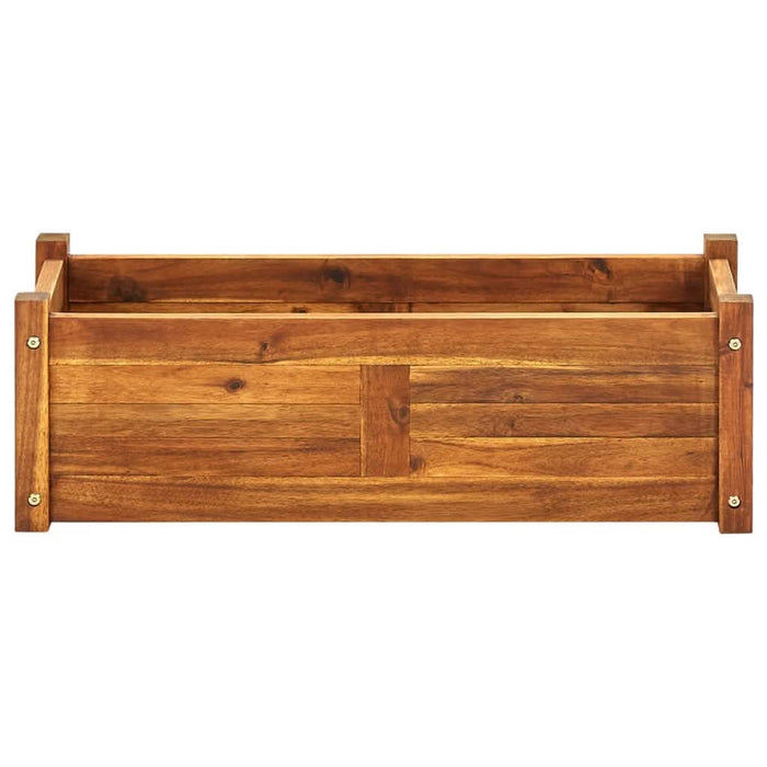 Strat înălțat de grădină, 76 x 27,6 x 25 cm, lemn de acacia - WALTI WALTI