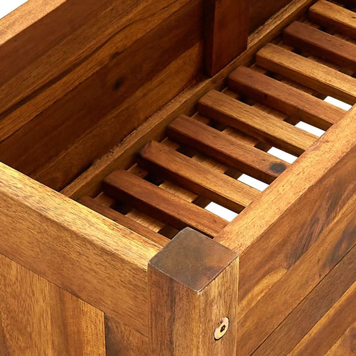 Strat înălțat de grădină, 76 x 27,6 x 25 cm, lemn de acacia - WALTI WALTI