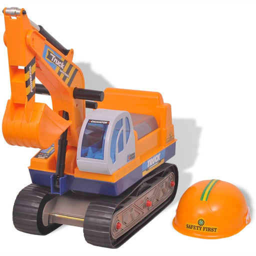 Excavator ride-on, galben, plastic - WALTI WALTI