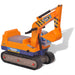 Excavator ride-on, galben, plastic - WALTI WALTI