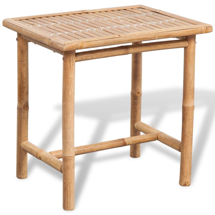 Set mobilier bistro cu perne, 3 piese, bambus - WALTI WALTI