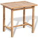 Set mobilier bistro cu perne, 3 piese, bambus - WALTI WALTI