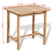 Set mobilier bistro cu perne, 3 piese, bambus - WALTI WALTI
