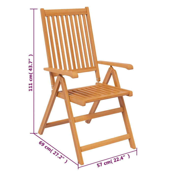 Set mobilier de exterior, 7 piese, lemn masiv de acacia, 150-200 cm WALTI