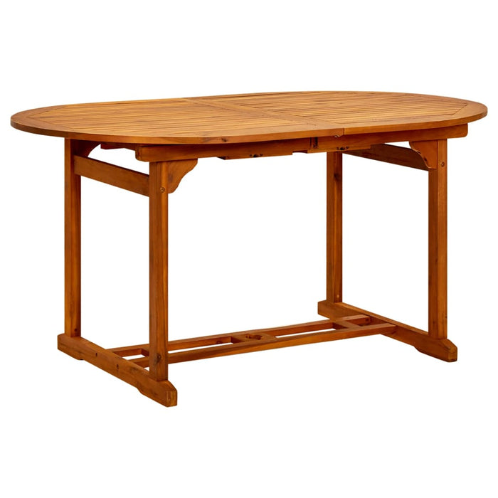 Masă de grădină, (150-200) x 100 x 75 cm, lemn masiv de acacia WALTI