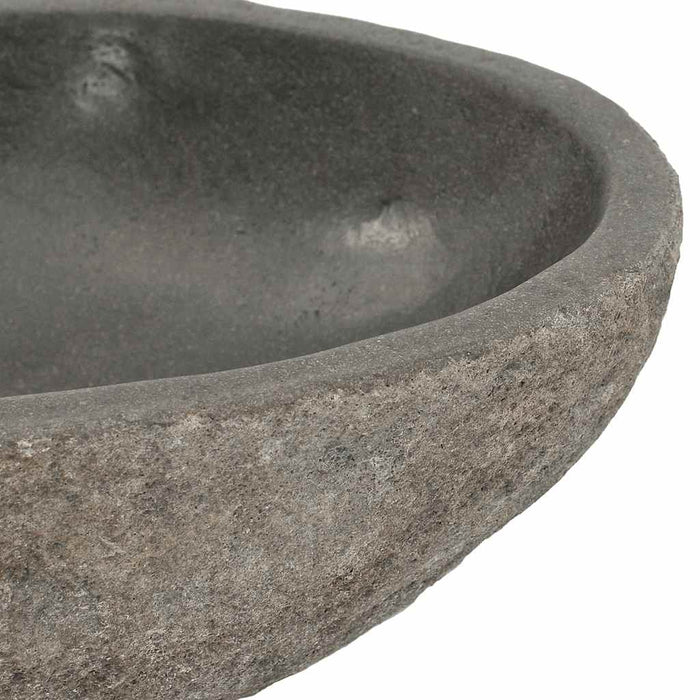 Chiuvetă din piatră de râu, (29-38)x(24-31) cm, oval WALTI