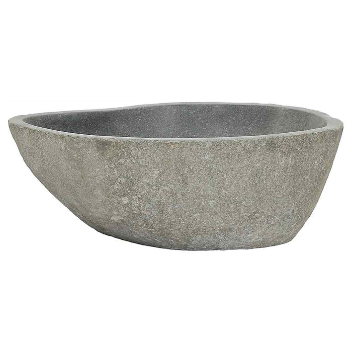 Chiuvetă din piatră de râu, (37-46)x(29-36) cm, oval WALTI