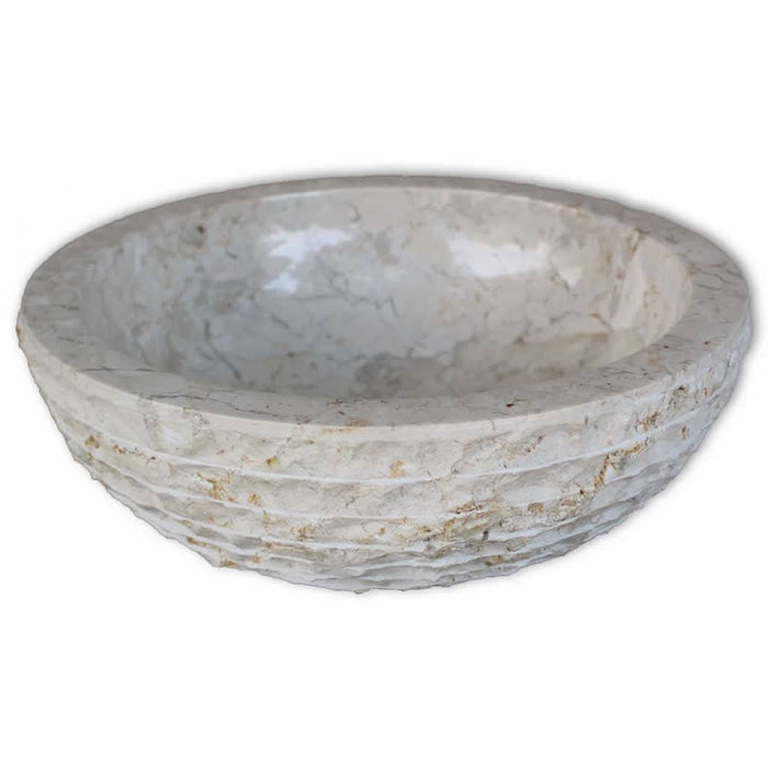 Chiuvetă, crem, 40 cm, marmură - WALTI WALTI
